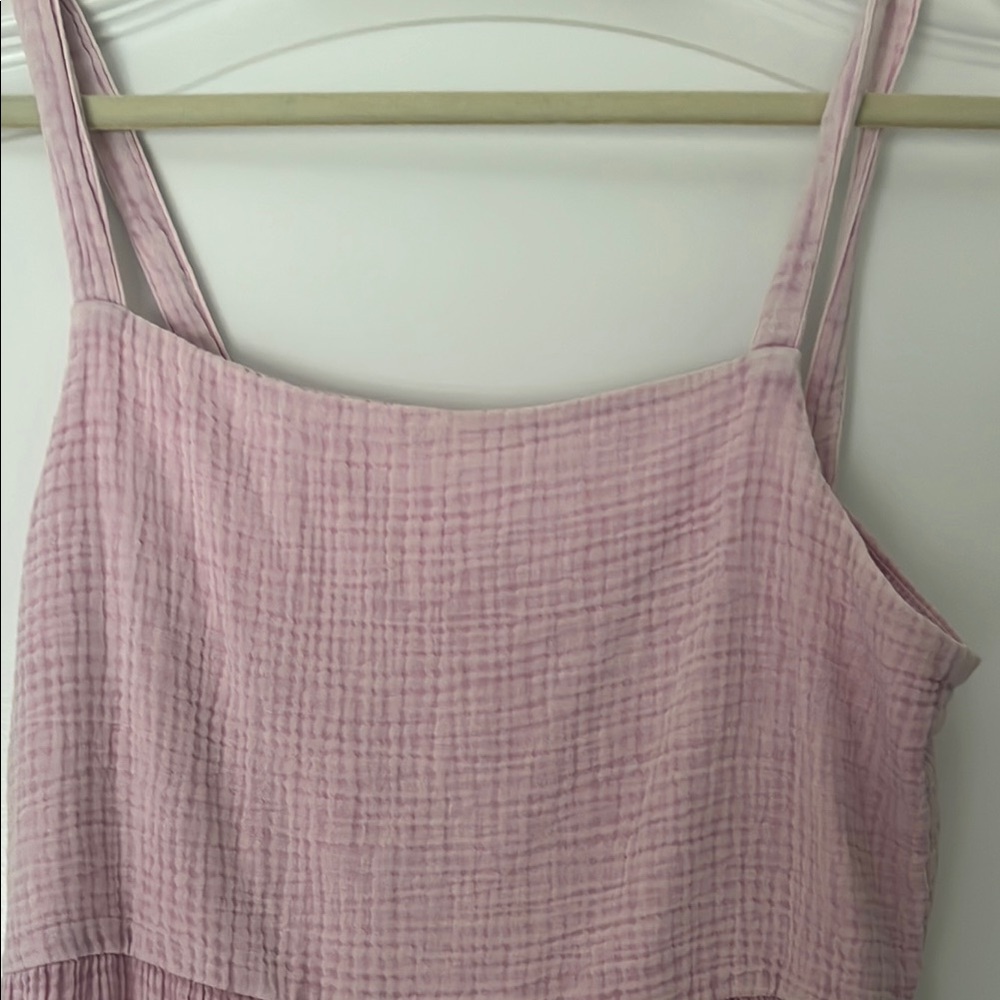 Z Supply Lavender Textured Midi Dress